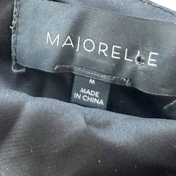 Majorelle Aileen Top in Black Dot Floral Off Shoulder Embroidered size Medium - Picture 5 of 9